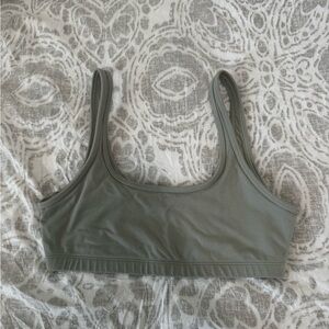 aritzia tna sports bra sage green